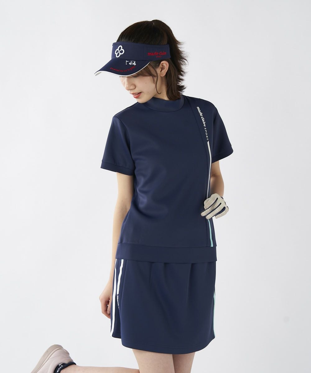 レディース ゴルフ 半袖ハイネック｜marie claire SPORT