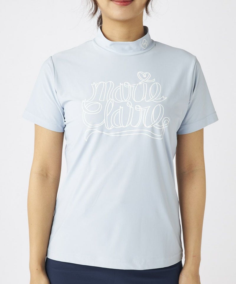 marie claire SPORT の  レディース ゴルフ 半袖UVシャツ