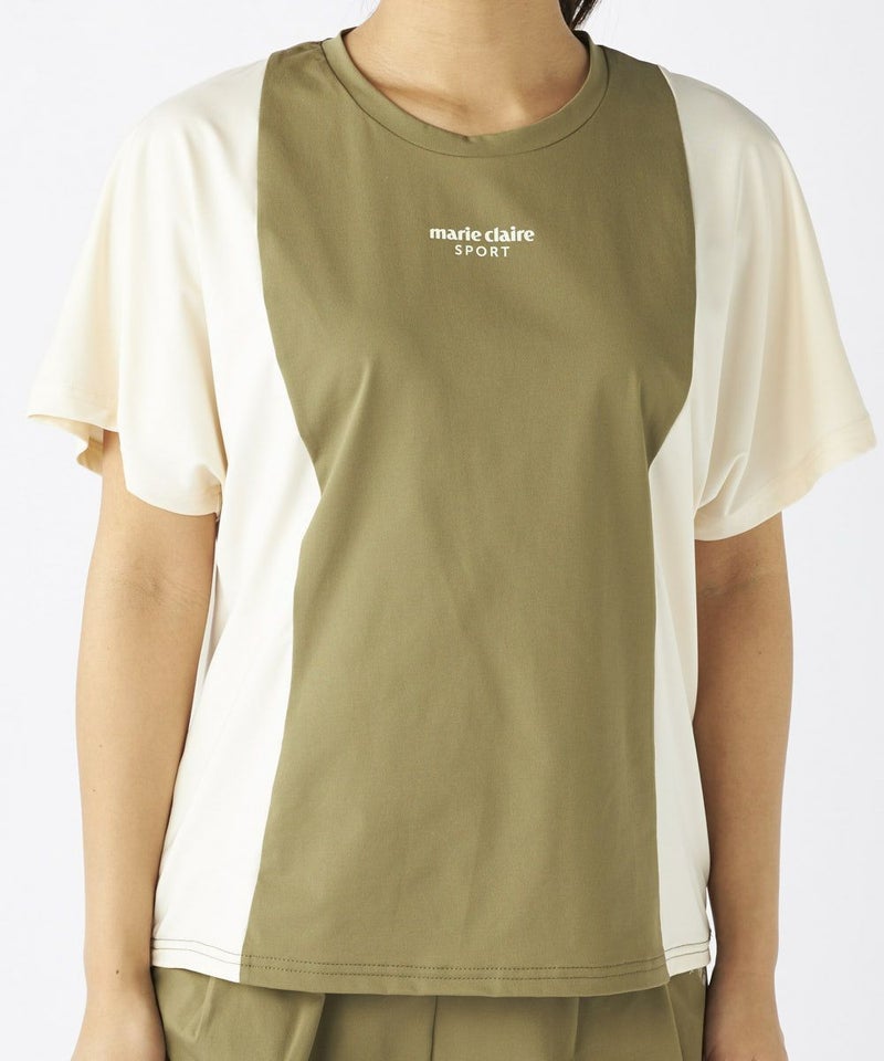 marie claire SPORT の  レディース トレーニング  半袖Tシャツ