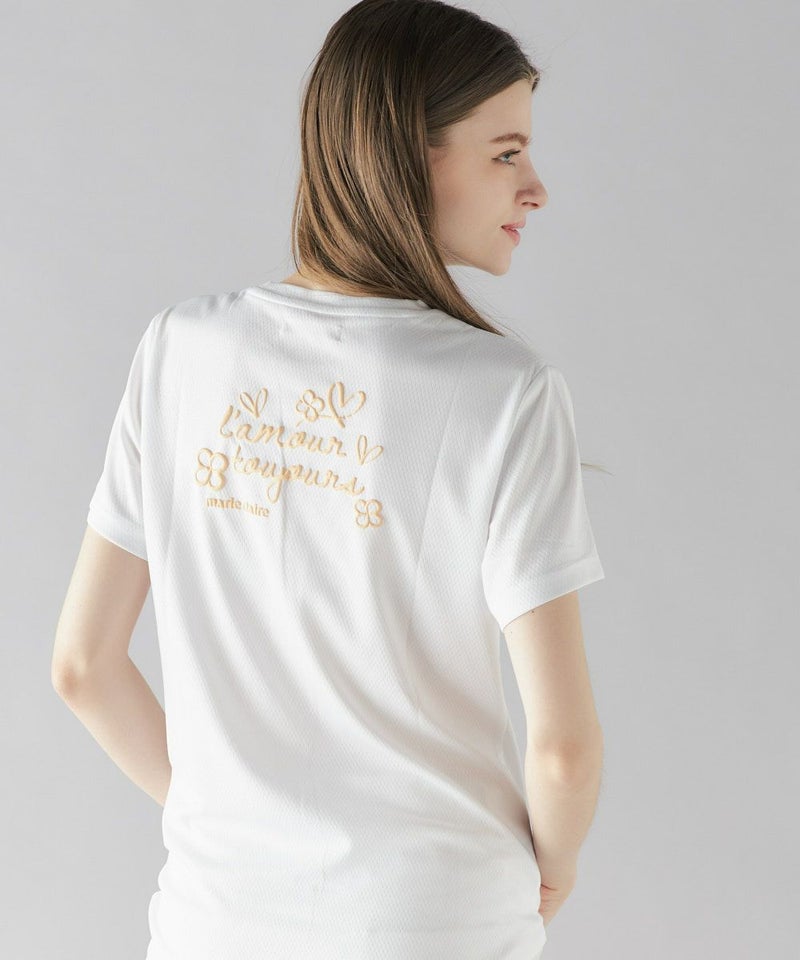 marie claire SPORT の  レディース トレーニング  半袖Tシャツ
