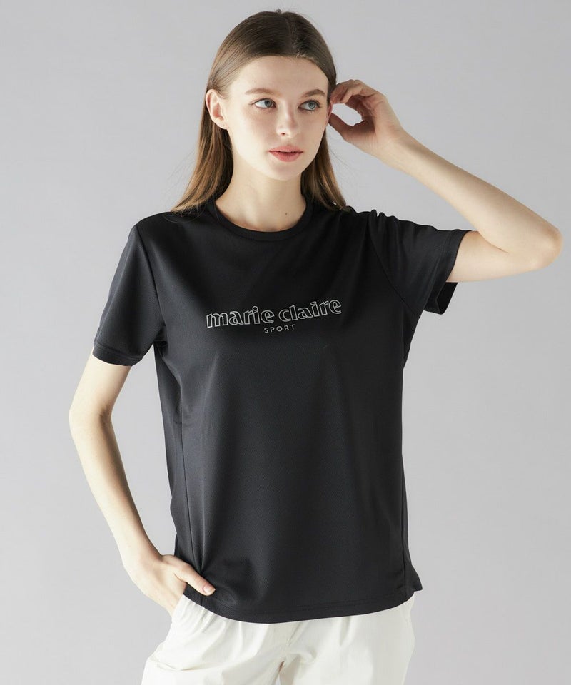 marie claire SPORT の  レディース トレーニング  半袖Tシャツ