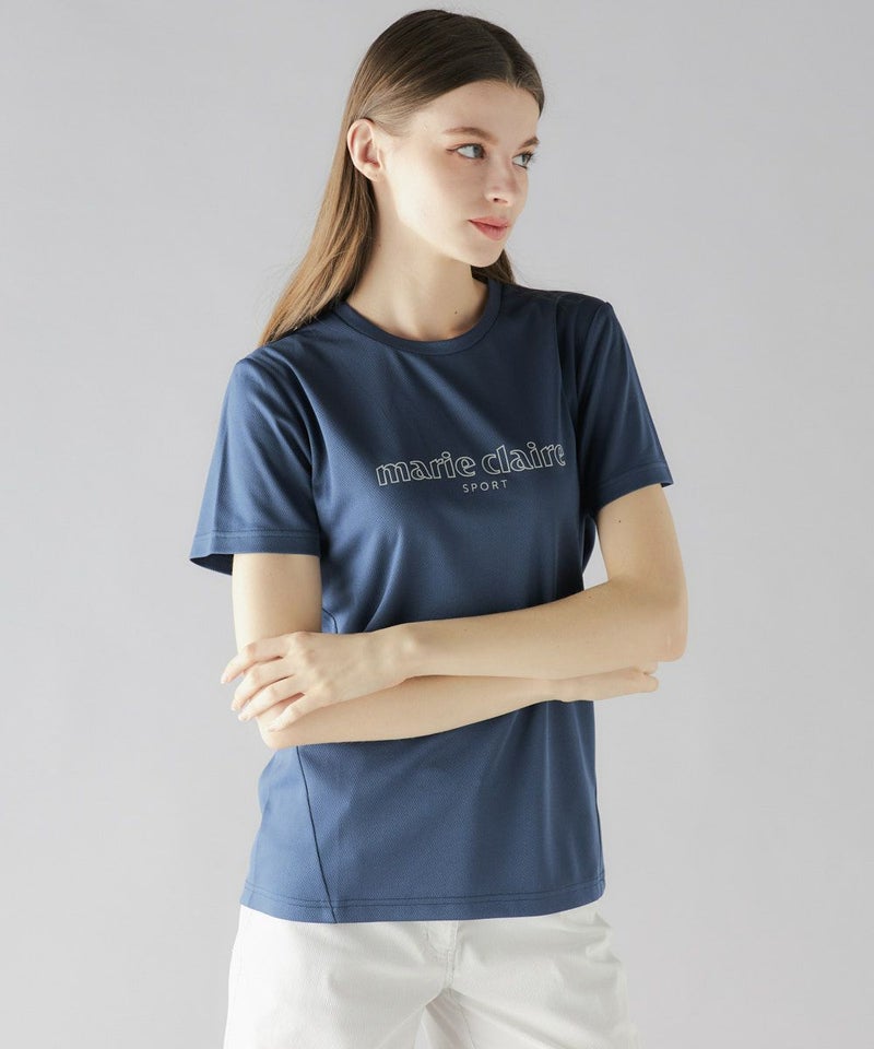 marie claire SPORT の  レディース トレーニング  半袖Tシャツ
