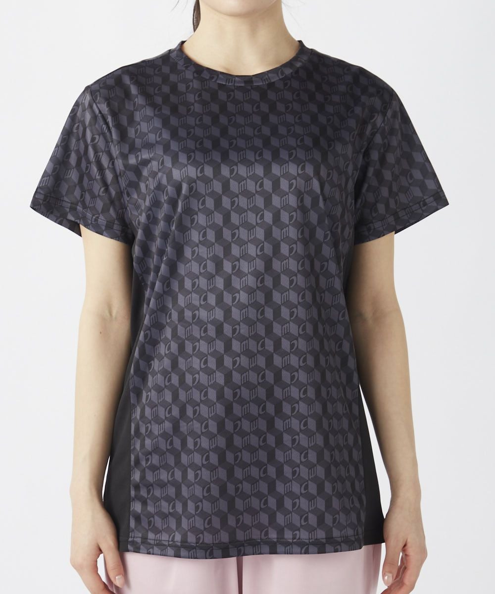 marie claire SPORT の  レディース トレーニング  半袖Tシャツ