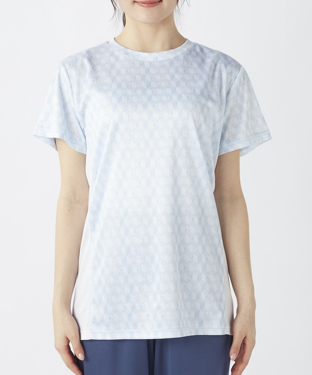 marie claire SPORT の  レディース トレーニング  半袖Tシャツ