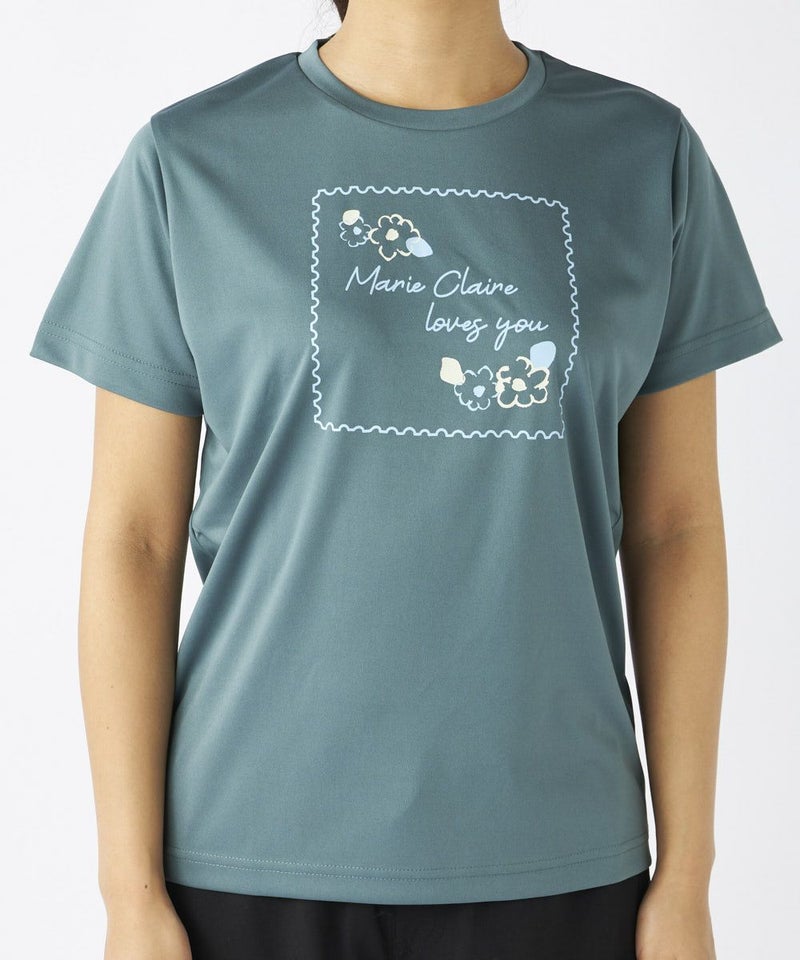 marie claire SPORT の  レディース トレーニング  半袖Tシャツ