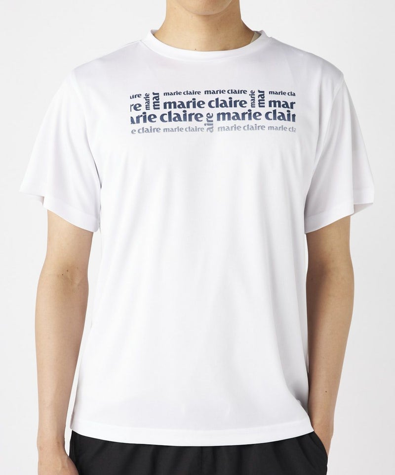 marie claire SPORT の  メンズ トレーニング  半袖Tシャツ