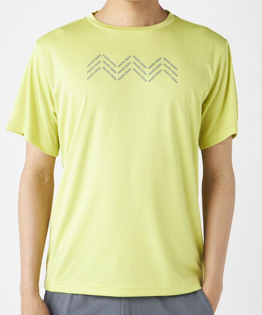 marie claire SPORT の  メンズ トレーニング  半袖Tシャツ
