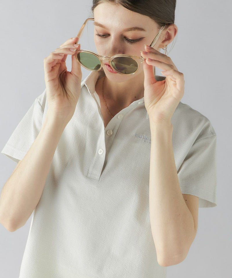 marie claire SPORT の  レディース ゴルフ 半袖シャツ 総柄