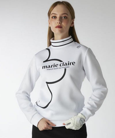 サイズ：LL marie claire sport マリクレール スポール  裏地付 ニットスカート  ホワイト系 [240101556470] ゴルフウェア レディース ストスト レディースゴルフウェア | 長袖 - marie claire SPORT（マリ・クレールスポール）公式オンラインストア