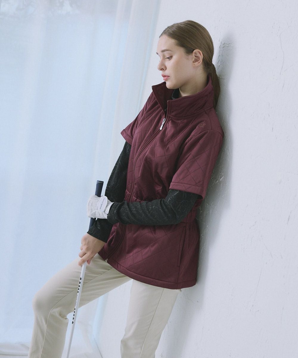 半袖キルトベスト | ゴルフ - marie claire SPORT（マリ・クレール