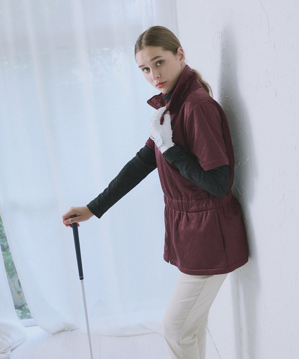 半袖キルトベスト | ゴルフ - marie claire SPORT（マリ・クレール