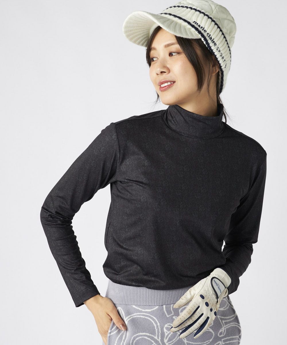 長袖モックネックシャツ | ゴルフ - marie claire SPORT（マリ