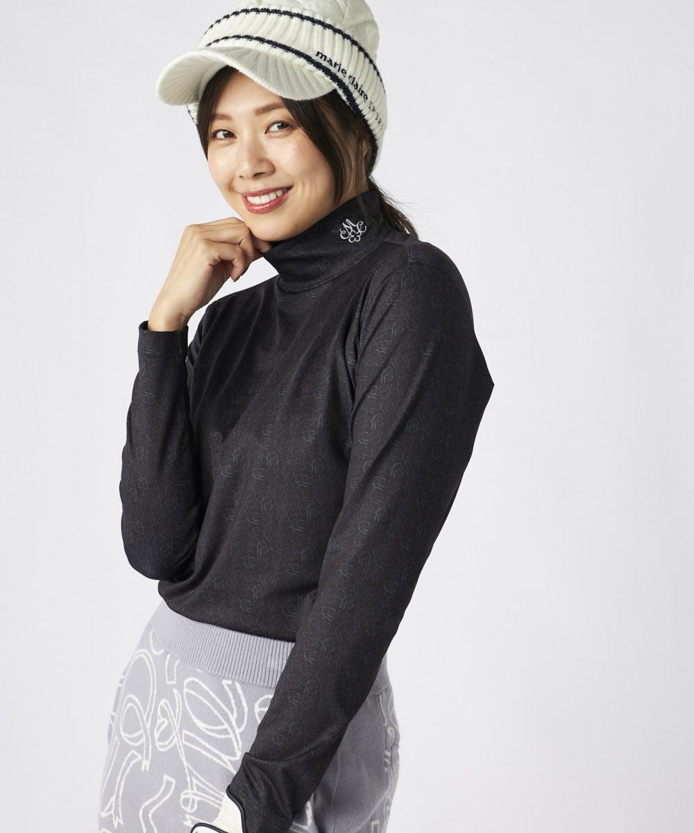長袖モックネックシャツ | ゴルフ - marie claire SPORT（マリ