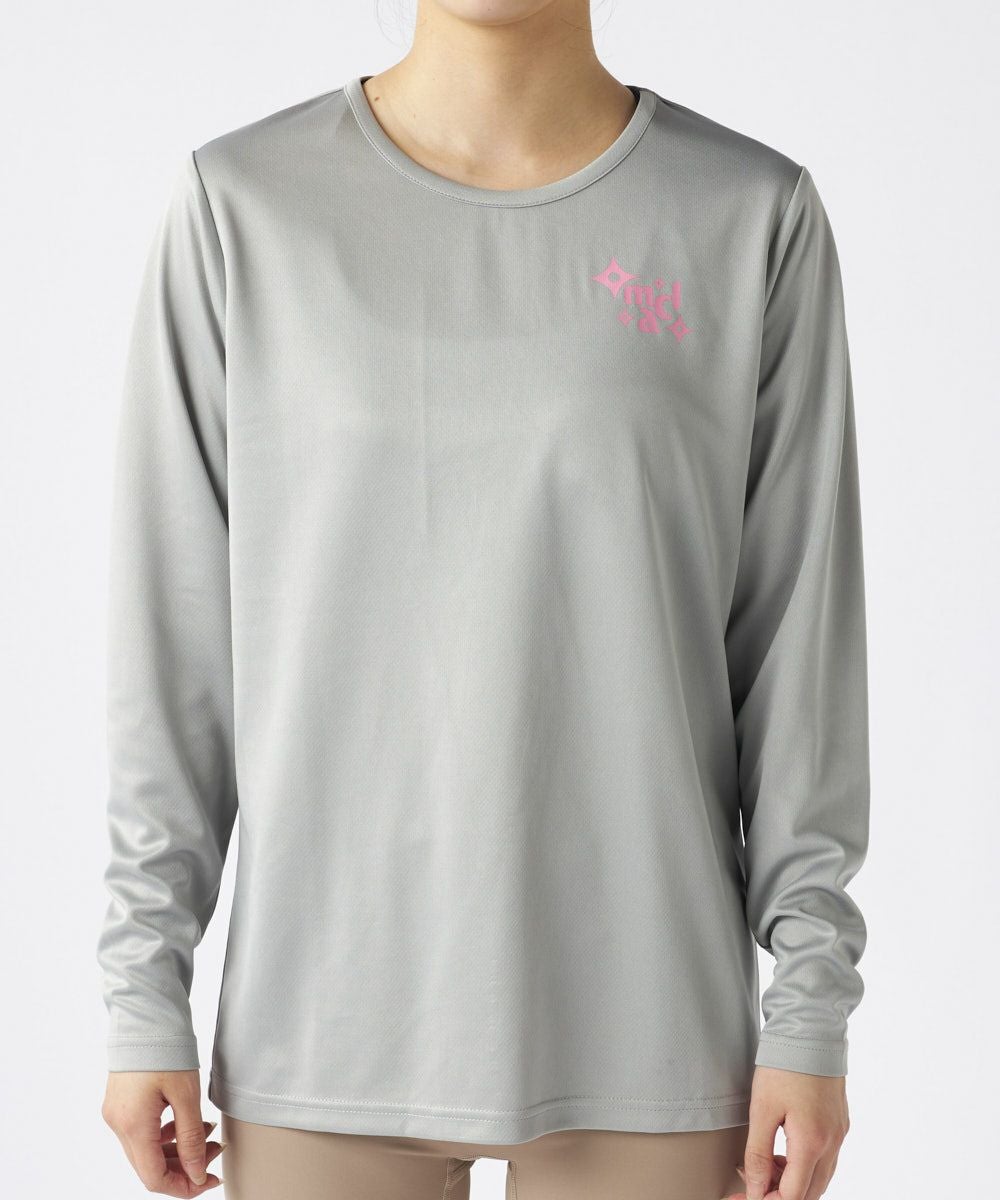 marie claire SPORT の  レディース トレーニング 長袖Tシャツ