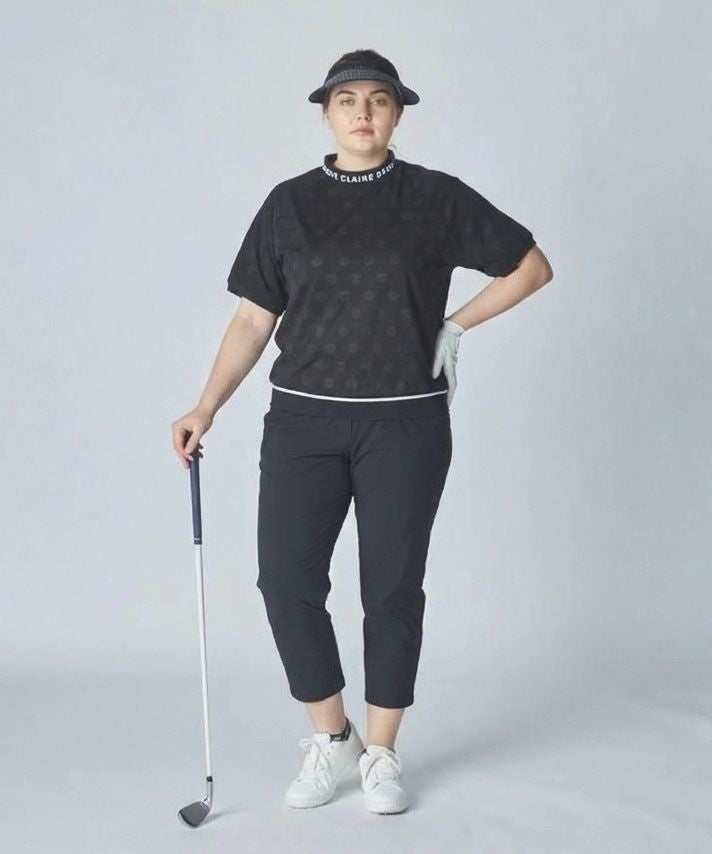 4L～6Lサイズ】ストレッチナイロンタッククロップドパンツ