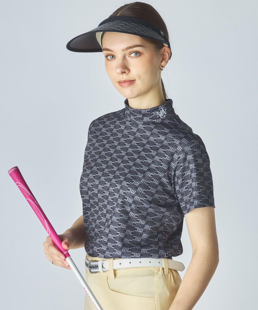 ロゴ柄モックネックシャツ | ゴルフ - marie claire SPORT（マリ
