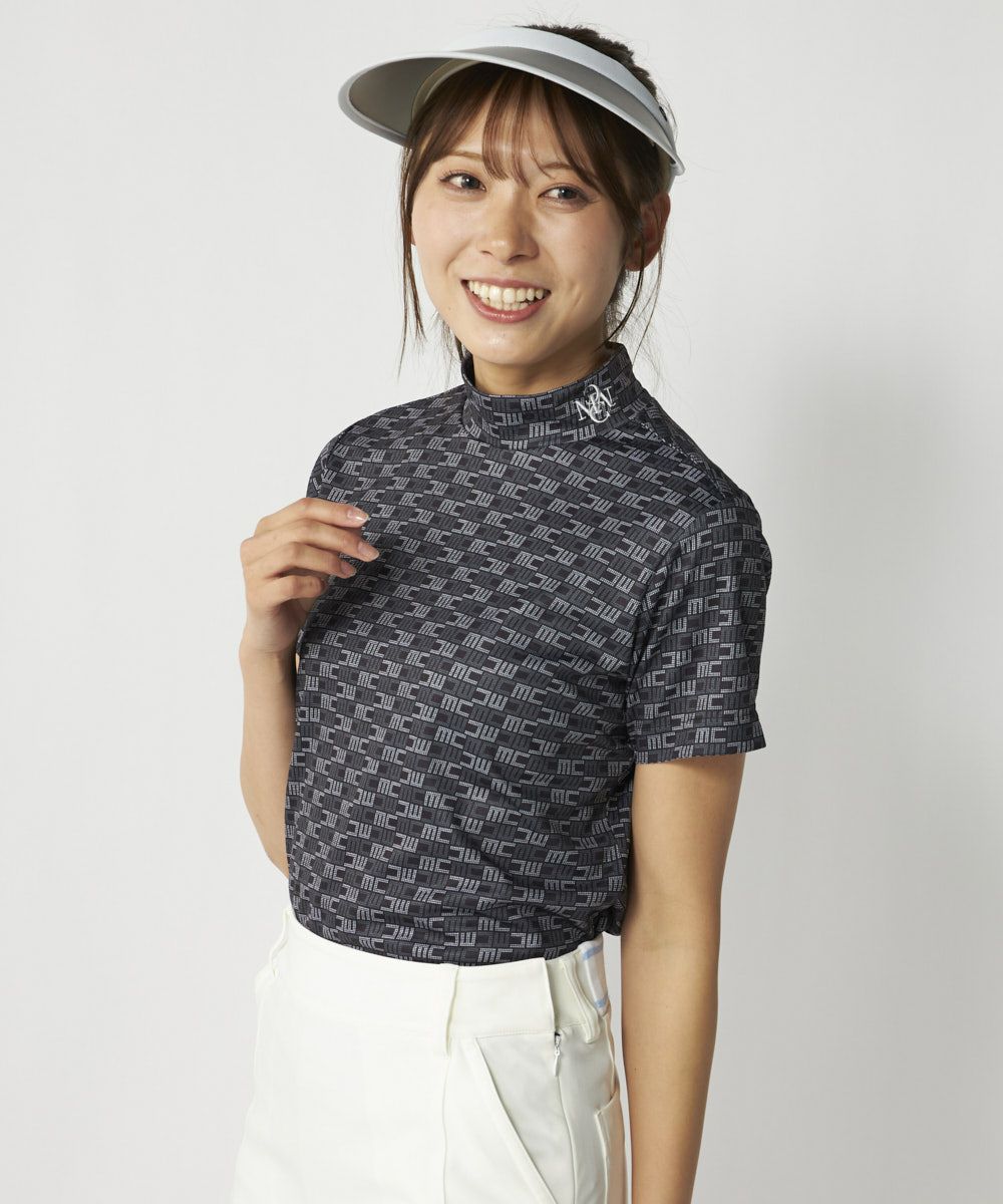 ロゴ柄モックネックシャツ | ゴルフ - marie claire SPORT（マリ