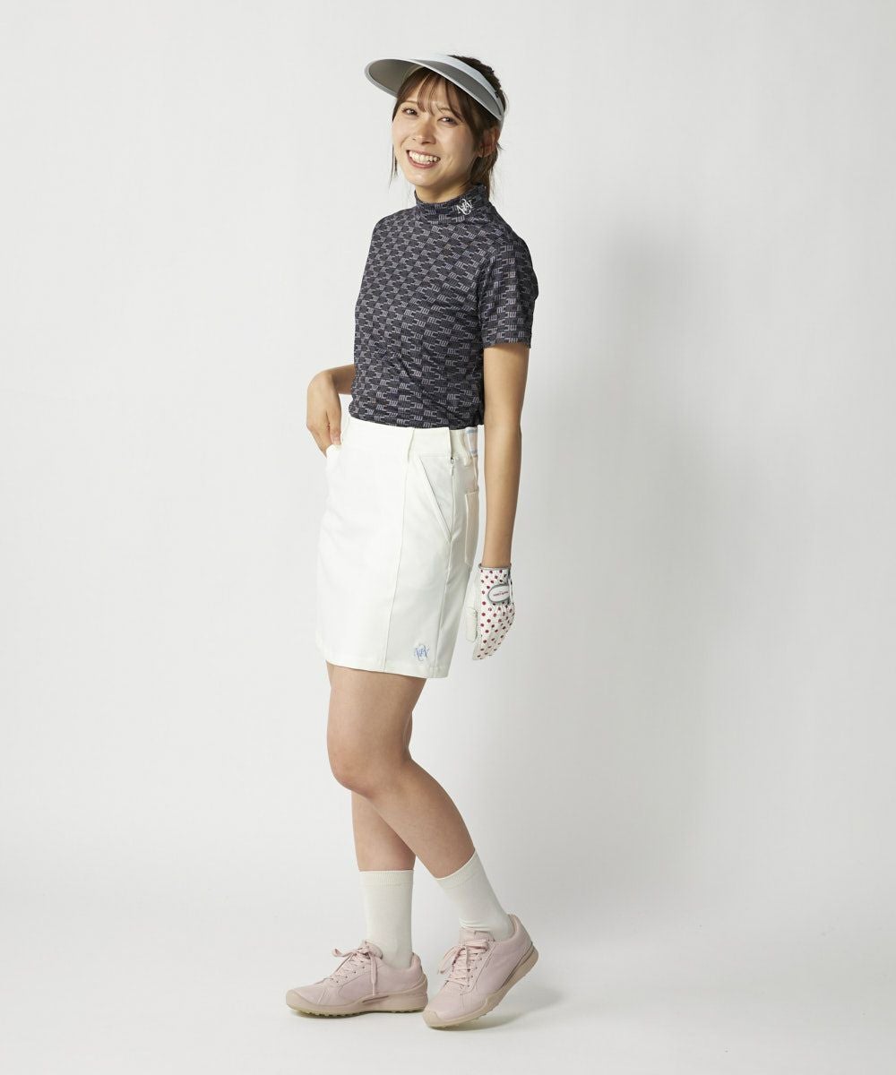 ロゴ柄モックネックシャツ | ゴルフ - marie claire SPORT（マリ
