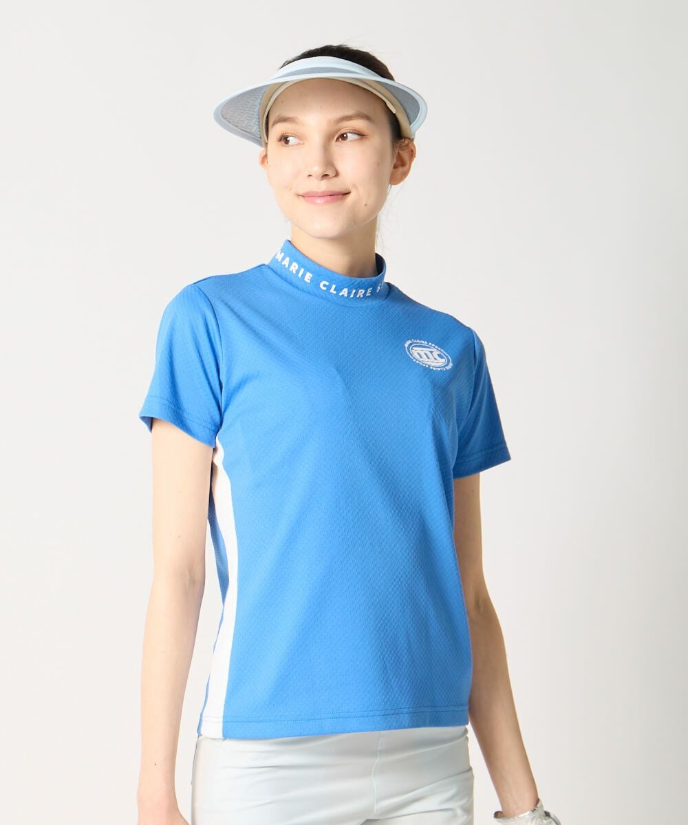 半袖モックネックシャツ | ゴルフ - marie claire SPORT（マリ
