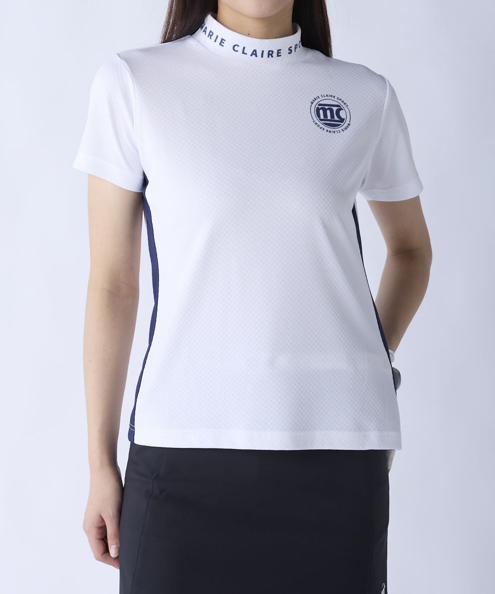 半袖モックネックシャツ | ゴルフ - marie claire SPORT（マリ