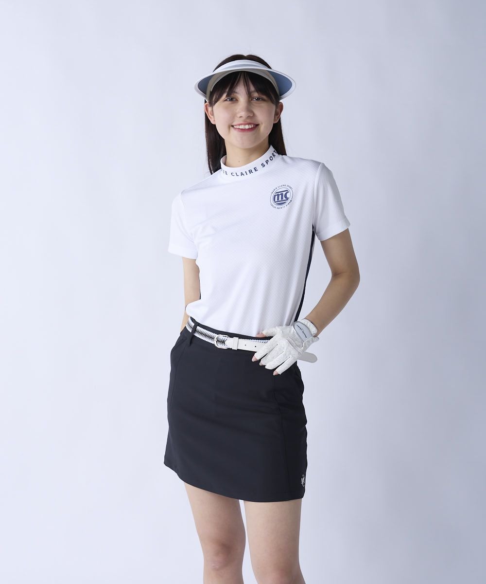 半袖モックネックシャツ | ゴルフ - marie claire SPORT（マリ