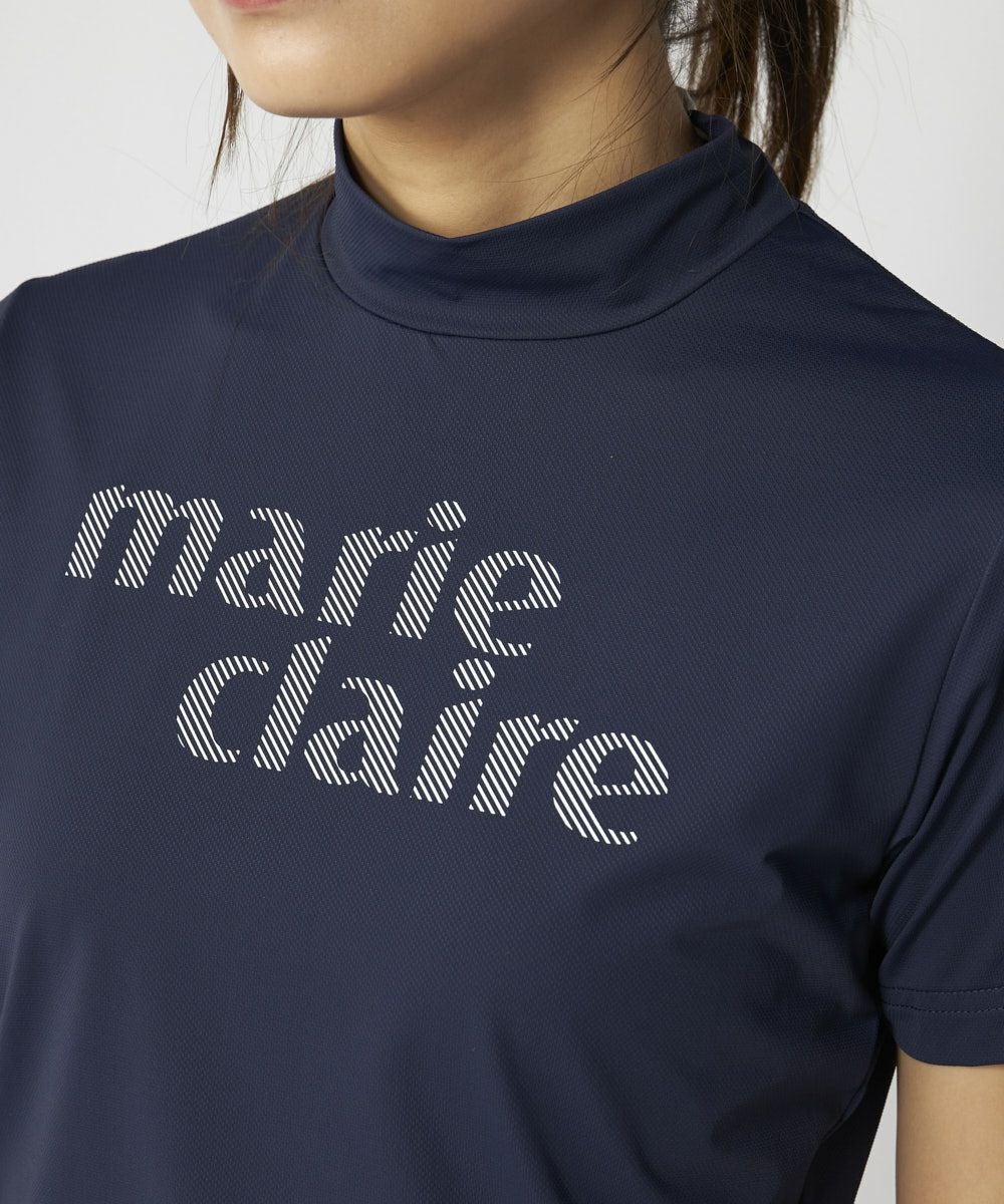 接触冷感 モックネックシャツ | ゴルフ - marie claire SPORT（マリ