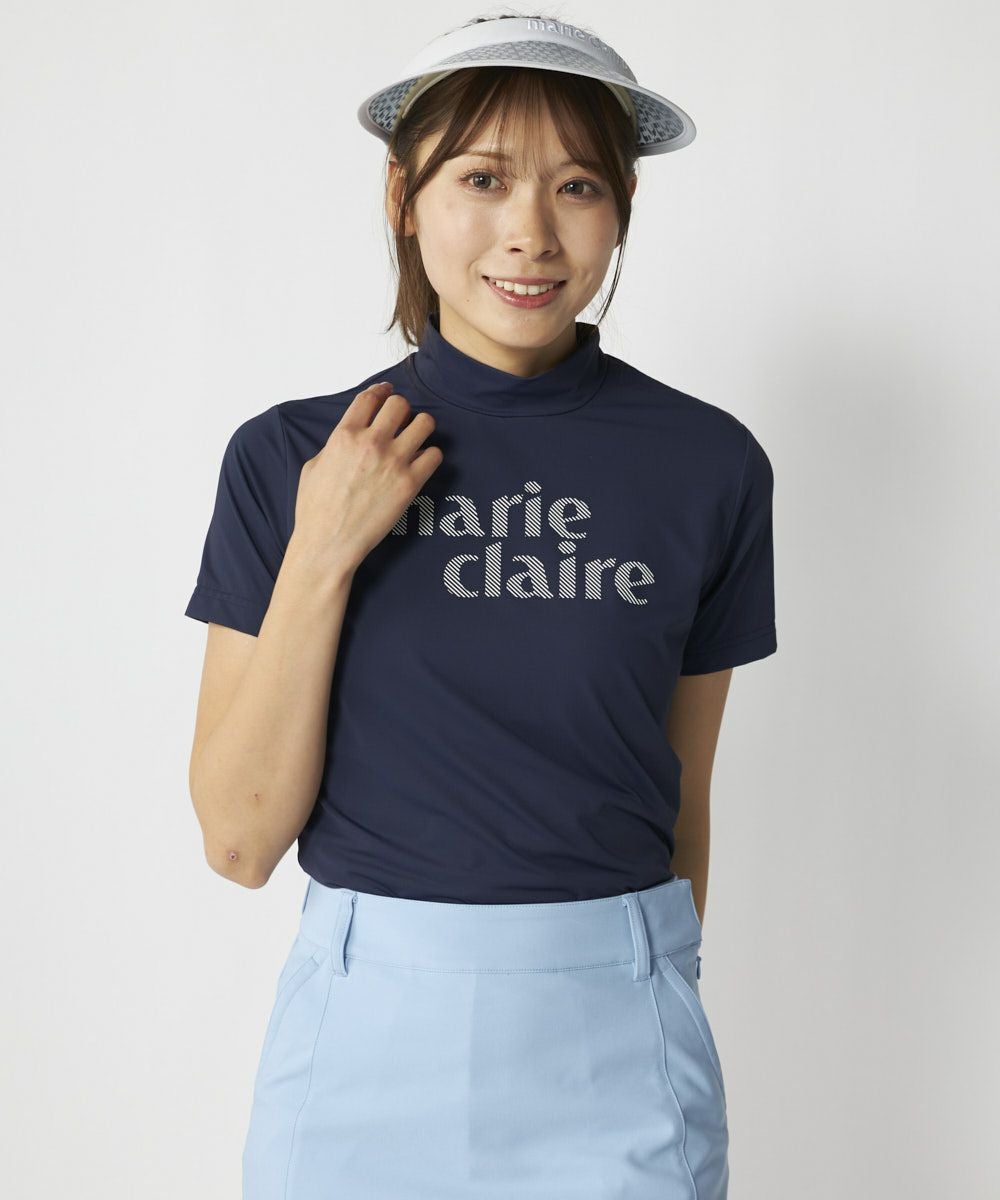 接触冷感 モックネックシャツ | ゴルフ - marie claire SPORT（マリ