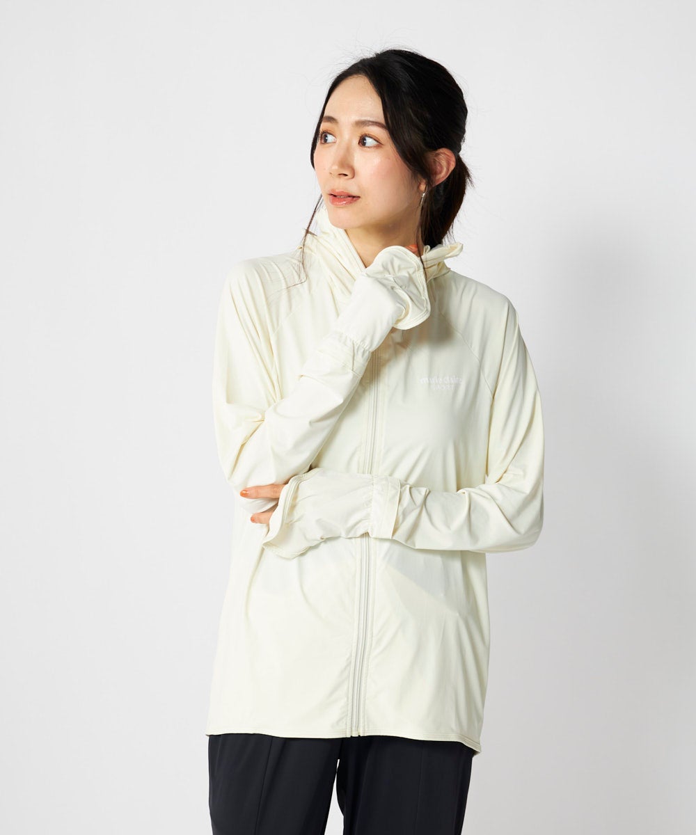 サンバイザー付きUVパーカー | トレーニングウェア - marie claire