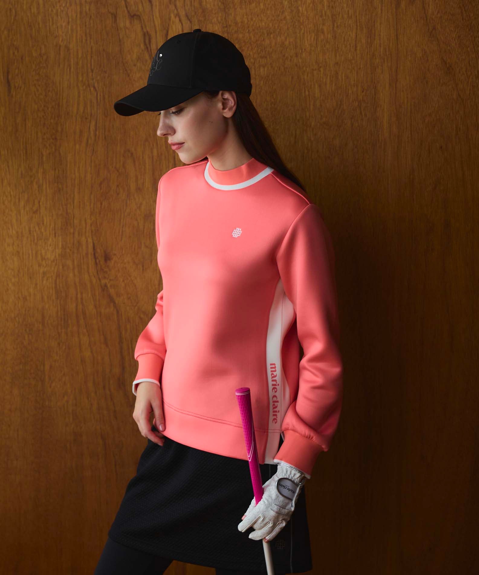 長袖モックネックプルオーバー | ゴルフ - marie claire SPORT（マリ