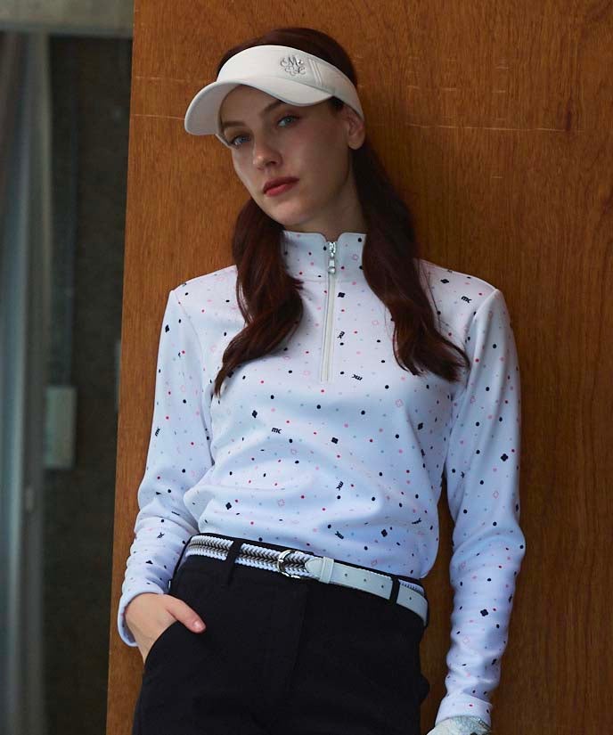 長袖ジップアップシャツ | ゴルフ - marie claire SPORT（マリ